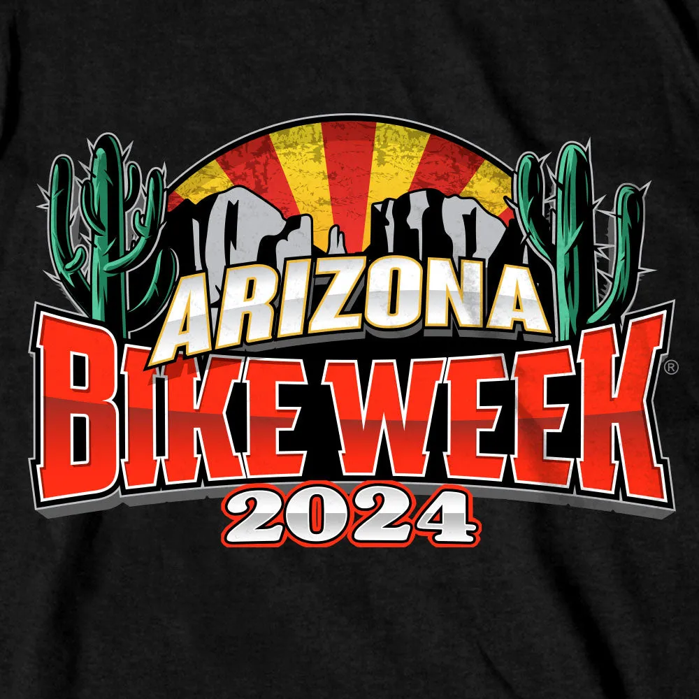 2024 Arizona Bike Week Official Logo T-Shirt AZM1377
