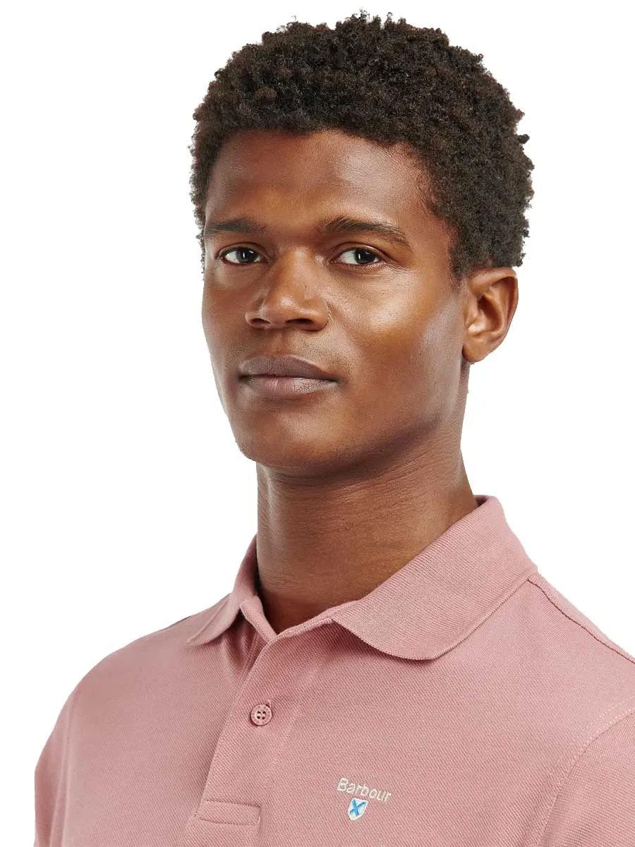 50% OFF - BARBOUR Sports Polo Shirt - Men's - Faded Pink - Size: SMALL