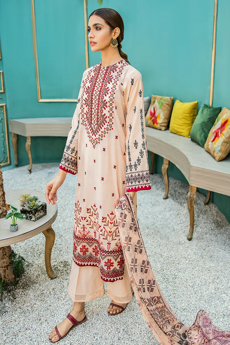 Aabyaan Luxury Lawn Collection 2021 – SEFTALI  (AL-05)