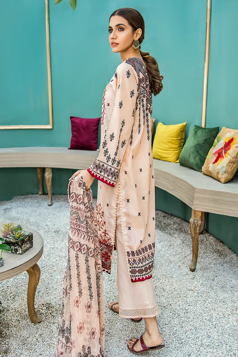 Aabyaan Luxury Lawn Collection 2021 – SEFTALI  (AL-05)