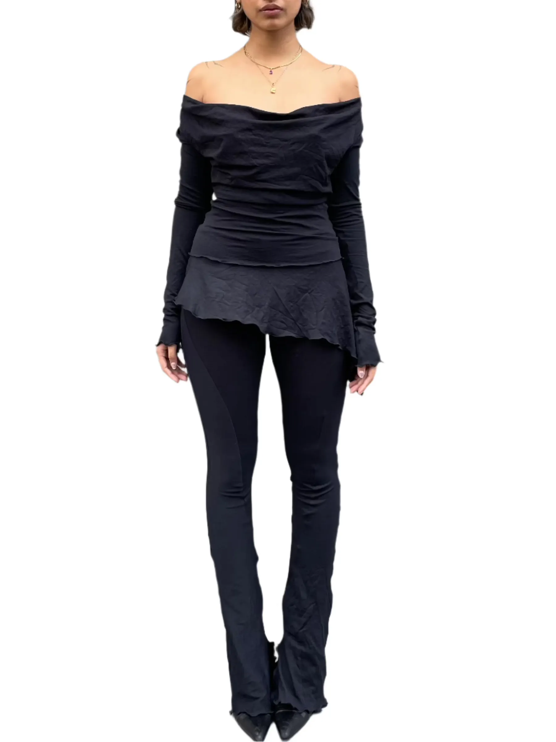 Alice leggings. Low Rise. Black