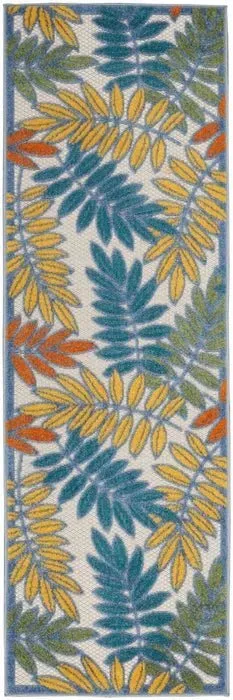 Aloha ALH18 Ivory/Multi Area Rug