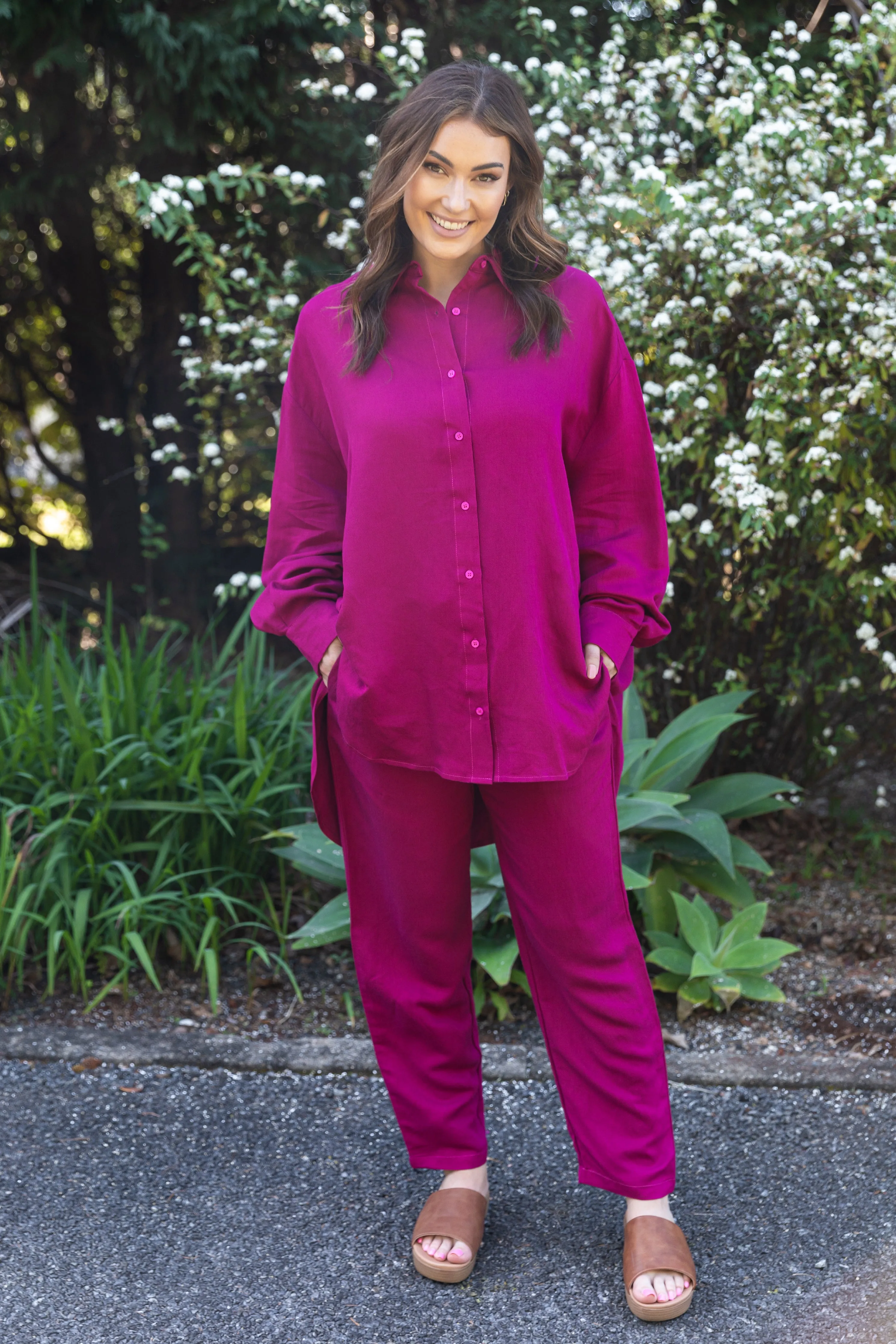 Amore Shirt | Deep Plum | FINAL SALE