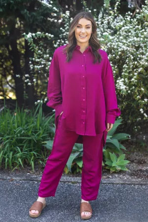 Amore Shirt | Deep Plum | FINAL SALE