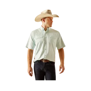 Ariat Men's Venttek Outbound Classic Fit Bleached Aqua Shirt