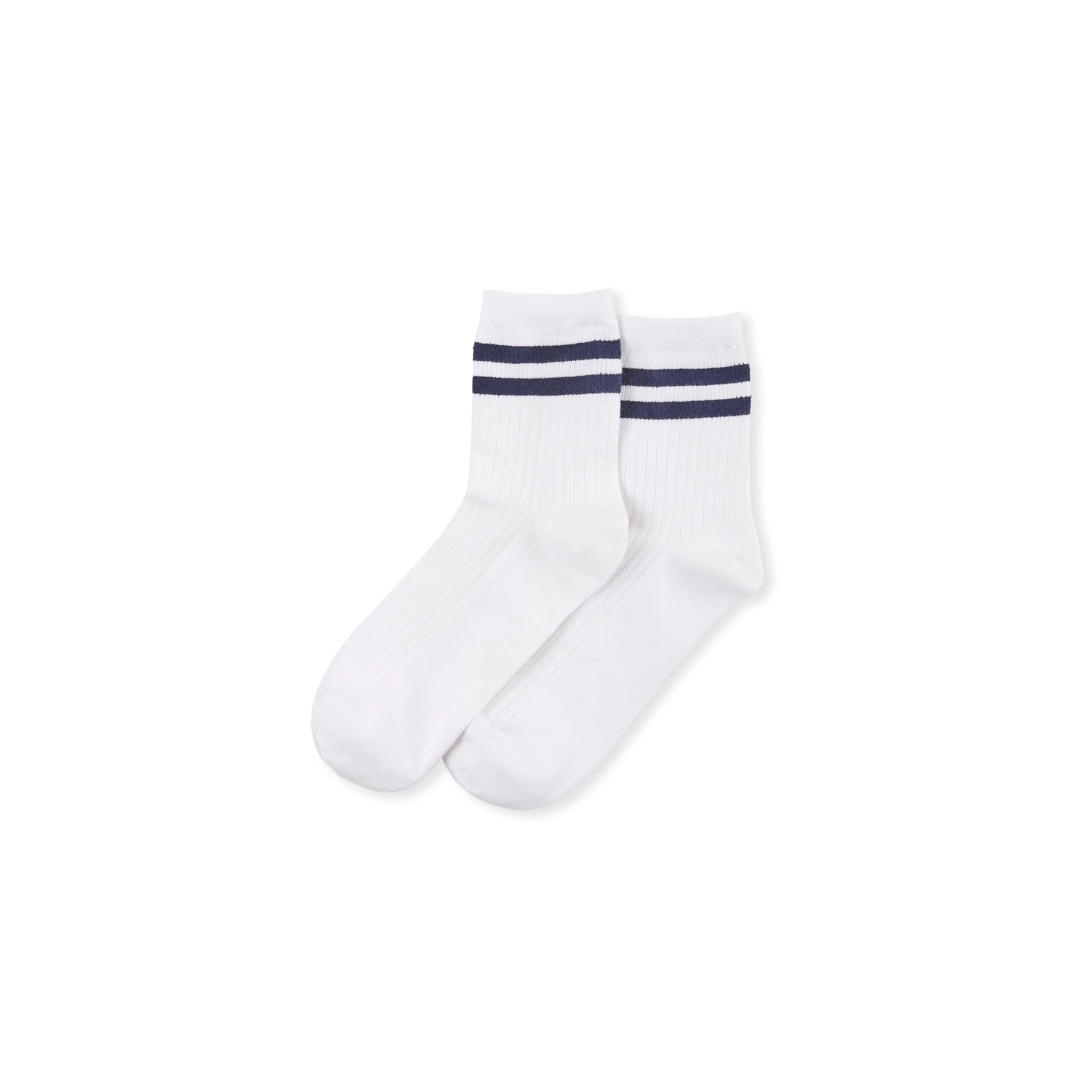 Bamboo Ankle Sock - White