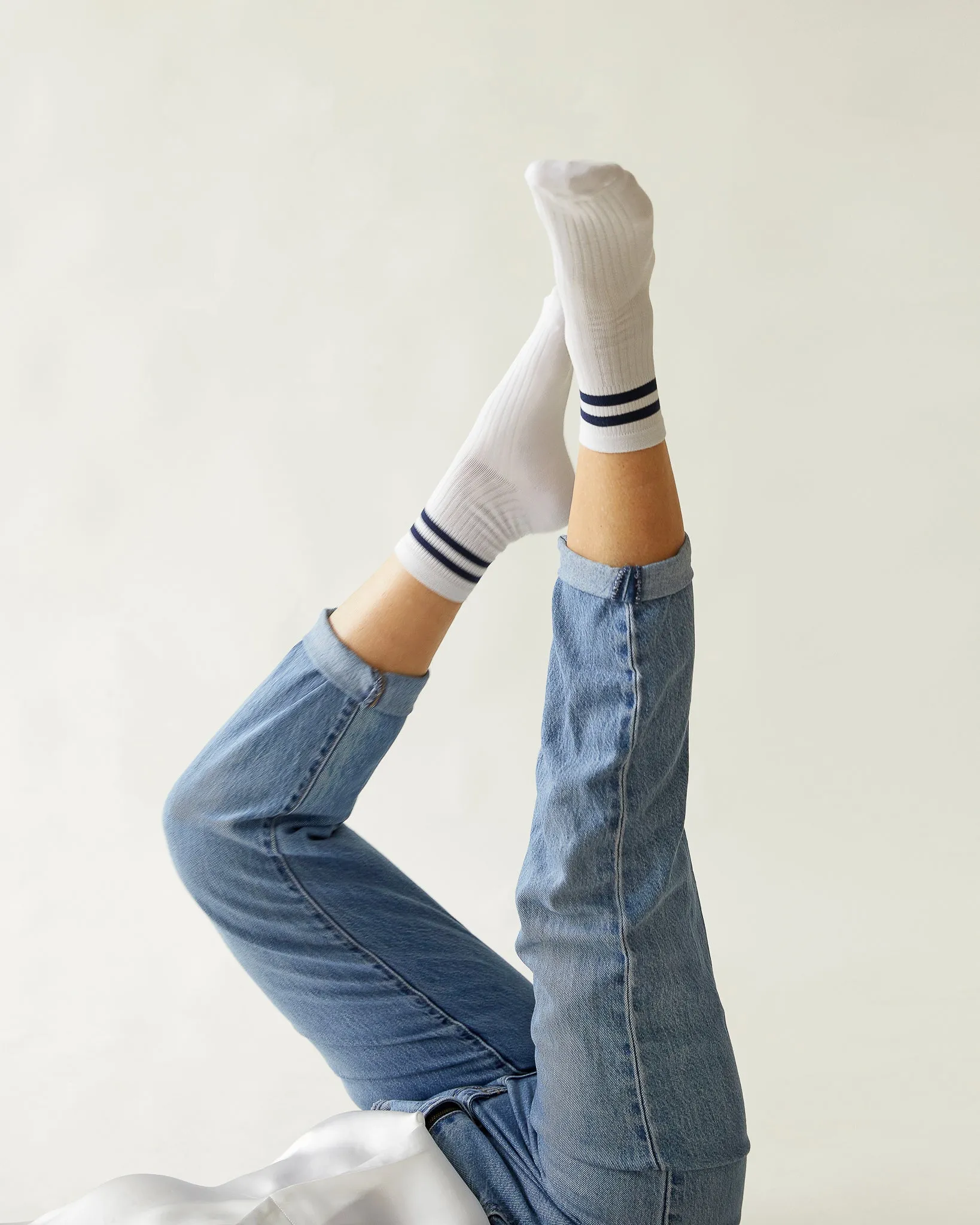 Bamboo Ankle Sock - White