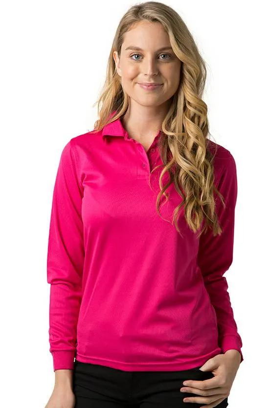 Be Seen THE PHOENIX Ladies L/S Polyester Polo