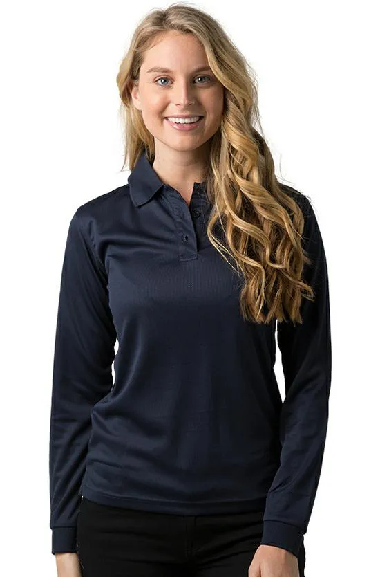 Be Seen THE PHOENIX Ladies L/S Polyester Polo