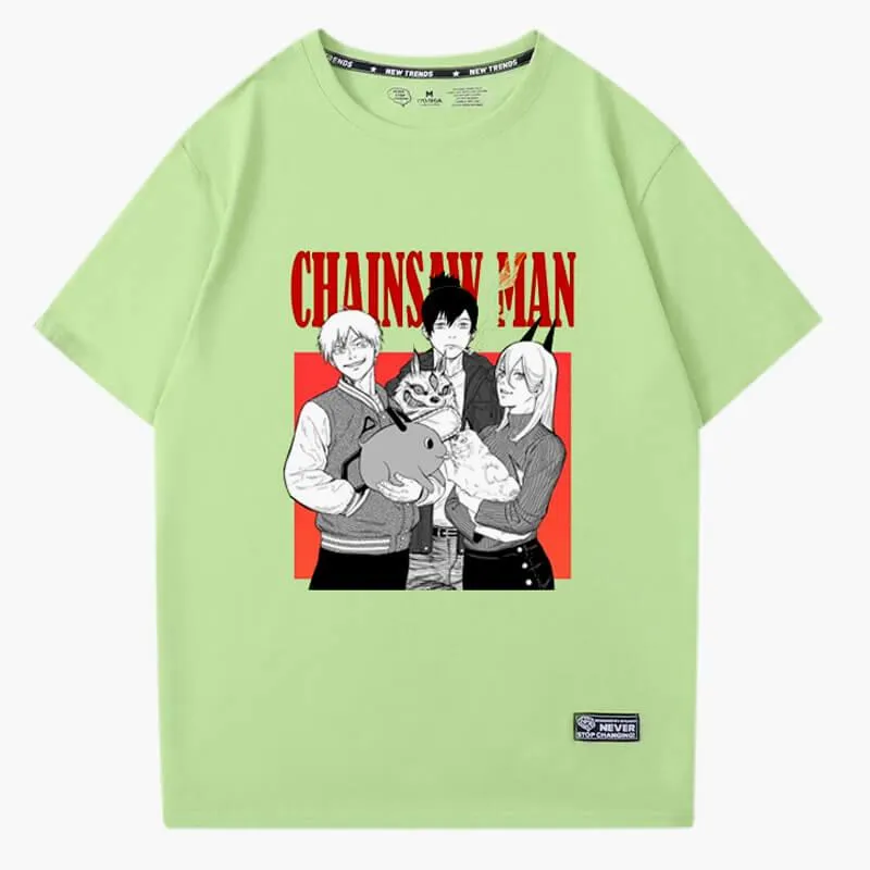 benpaolv Hayakawa Family T-Shirt Chainsaw Man Trio
