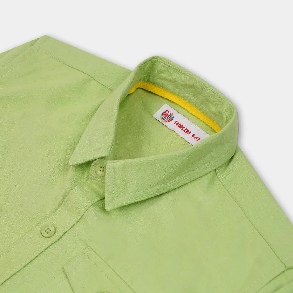 Boys Casual Shirt Skateboard - Green