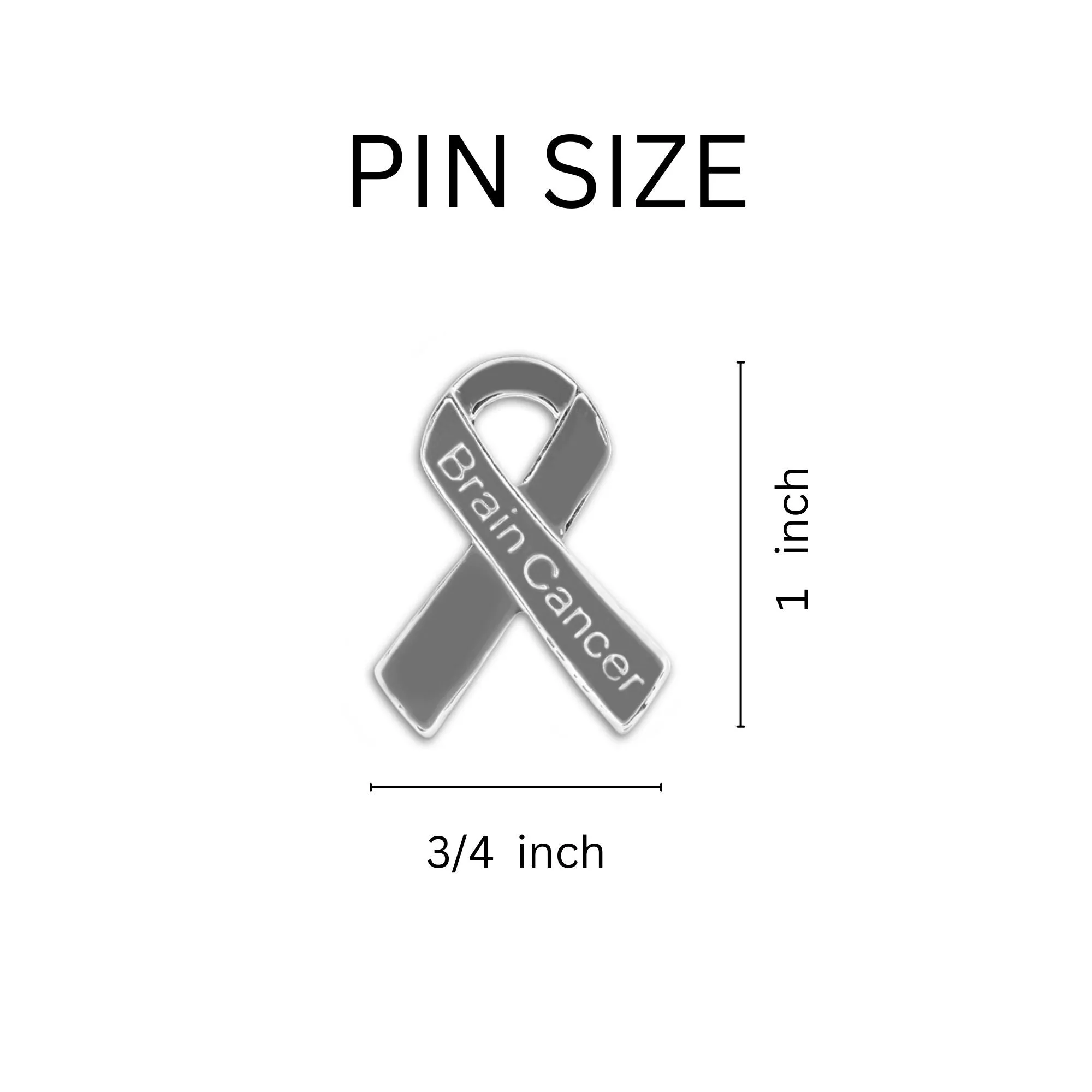 Brain Cancer Awareness Ribbon Pins