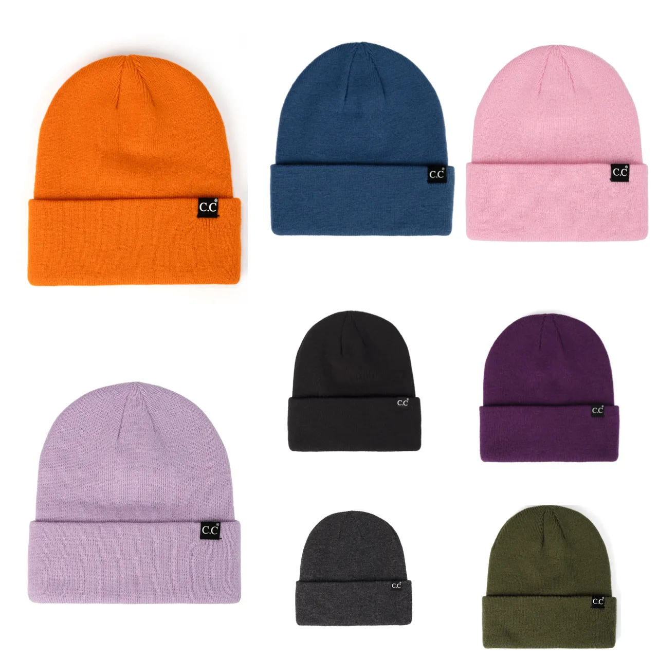 C.C Beanie Wide Cuff Winter Hat - Unisex