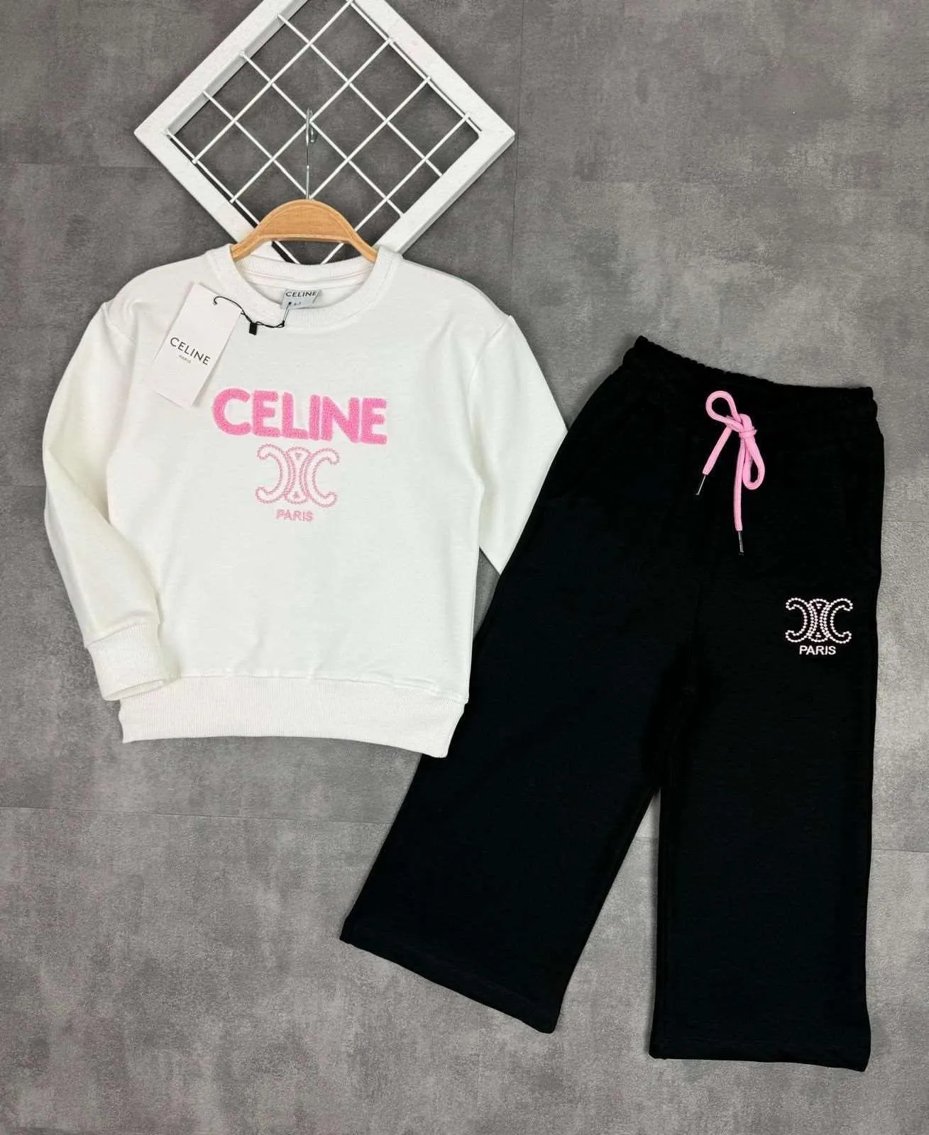 Celine Kids & Teen Girls Top and Pants Set (Cotton)- Kids/Teen Girls (2Pcs)