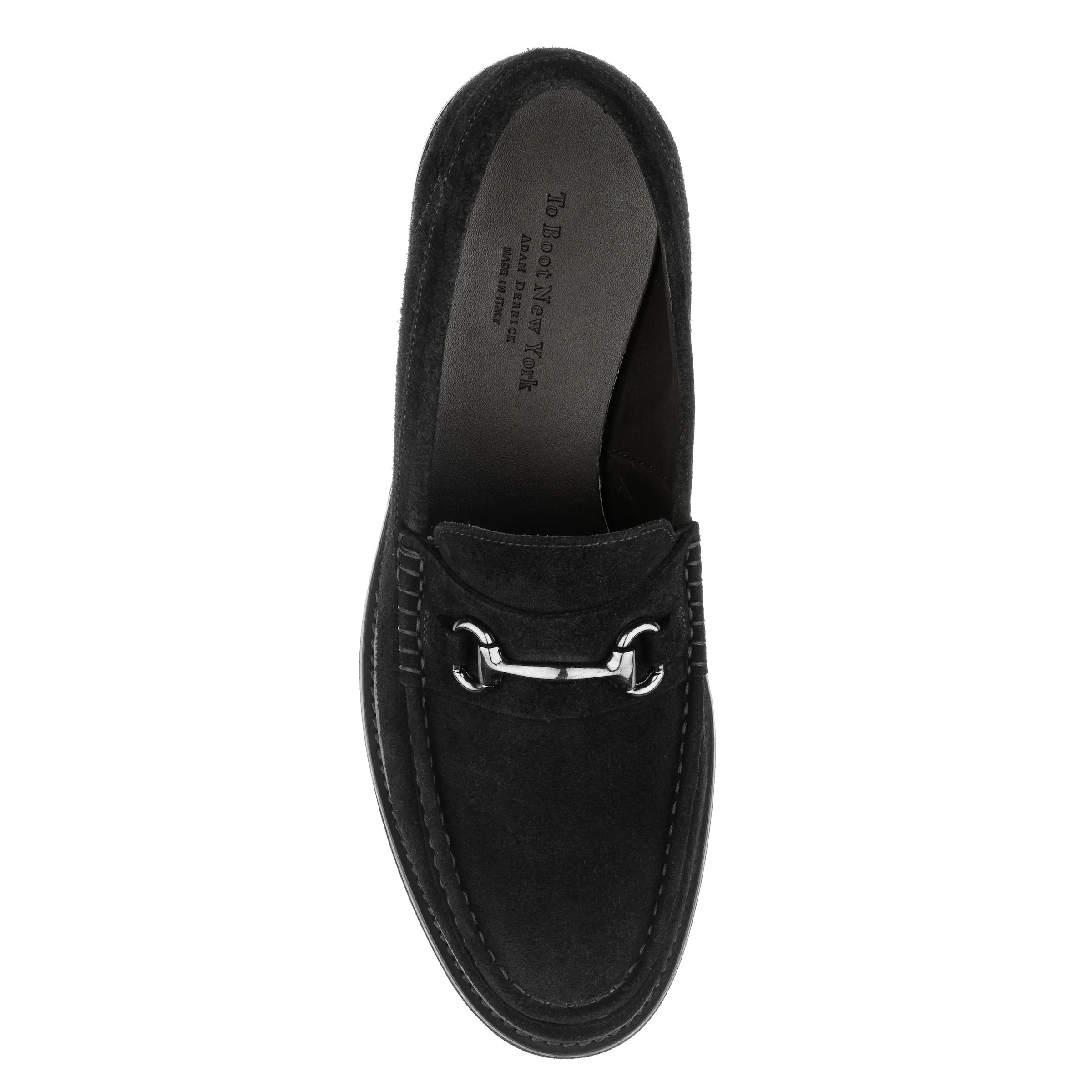Dennen Black Suede Bit Loafer