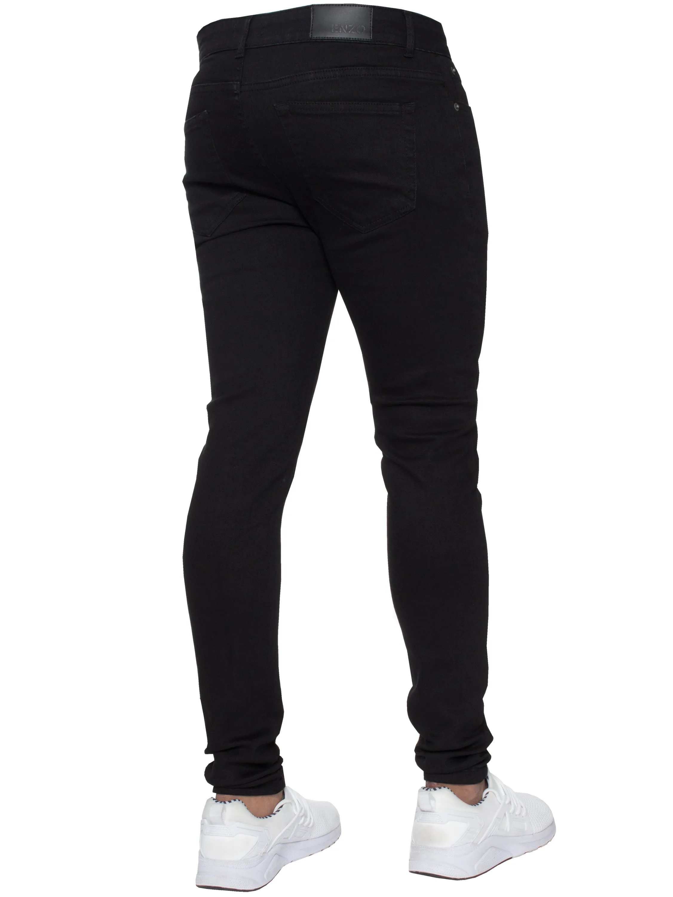 Enzo | Mens Gerardo Skinny Fit Denim Jeans