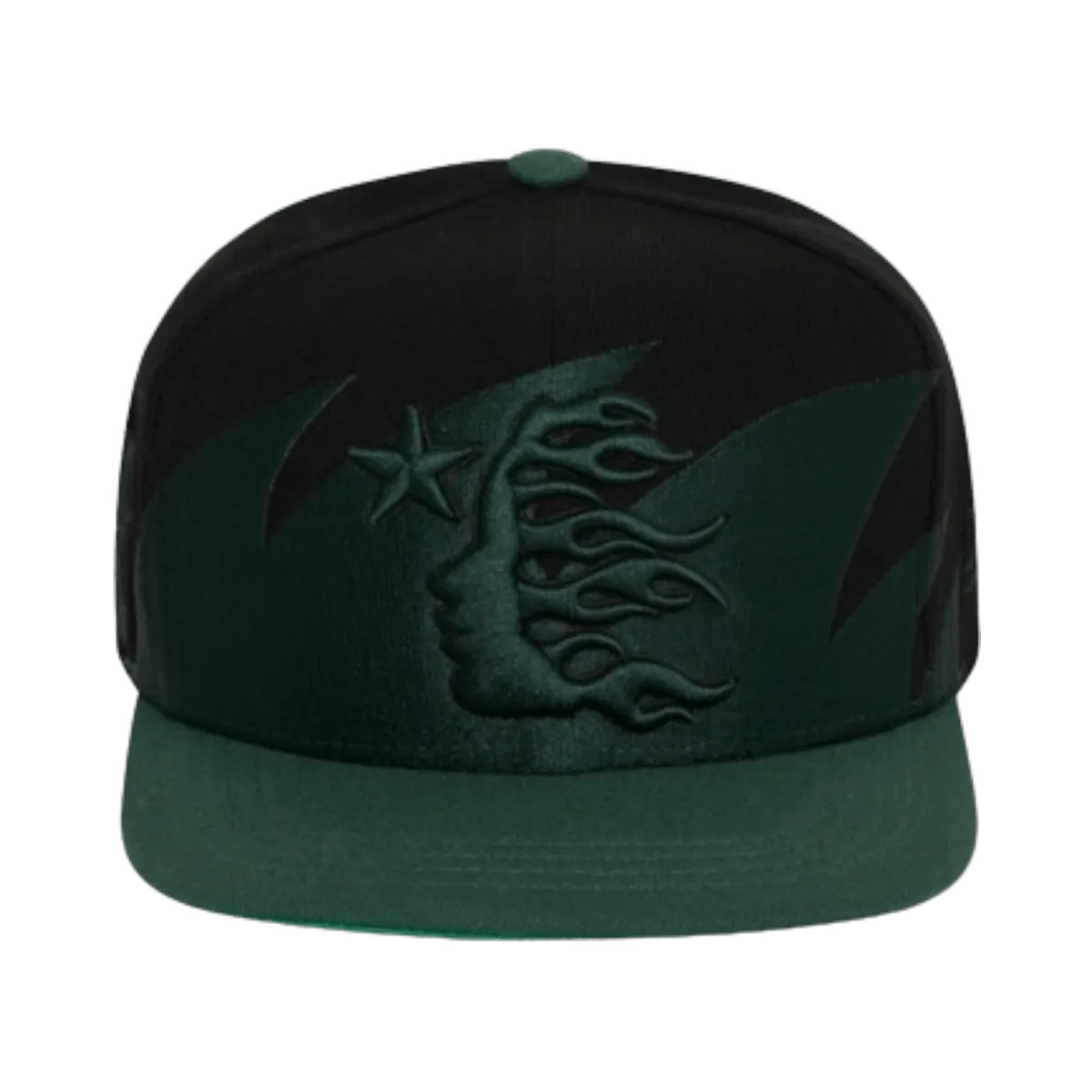 HS Studios Shark Teeth Snapback Black & Green