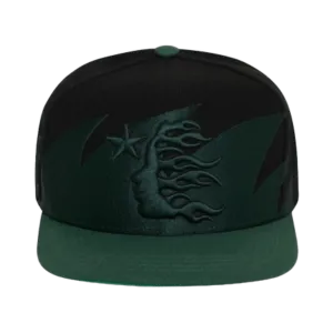 HS Studios Shark Teeth Snapback Black & Green