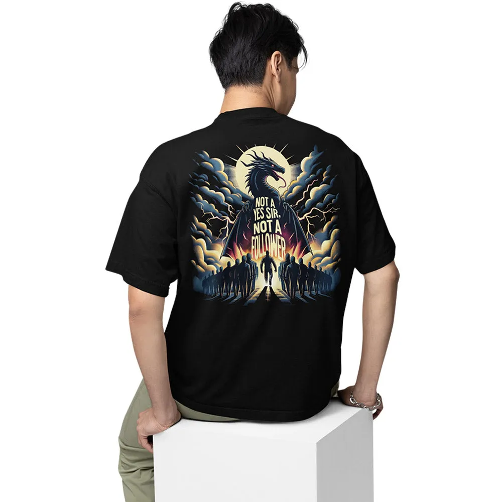 Imagine Dragons Oversized T shirt - Not A Yes Sir, Not A Follower