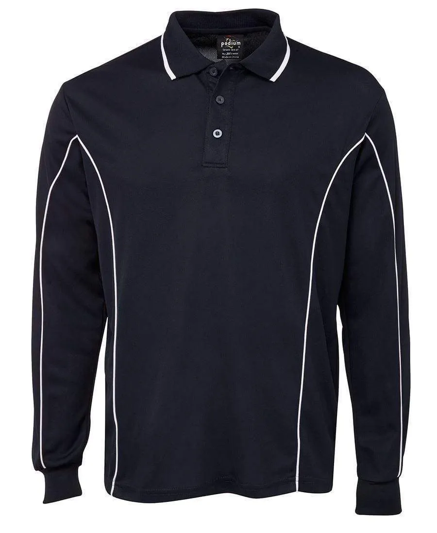 JB'S Long Sleeve Piping Polo 7PIPL
