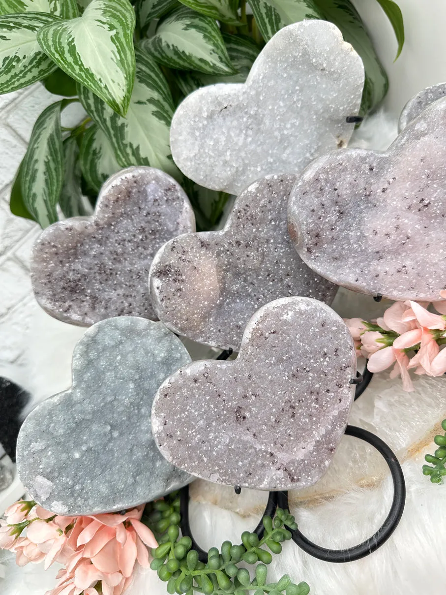 Large Quartz Heart Displays