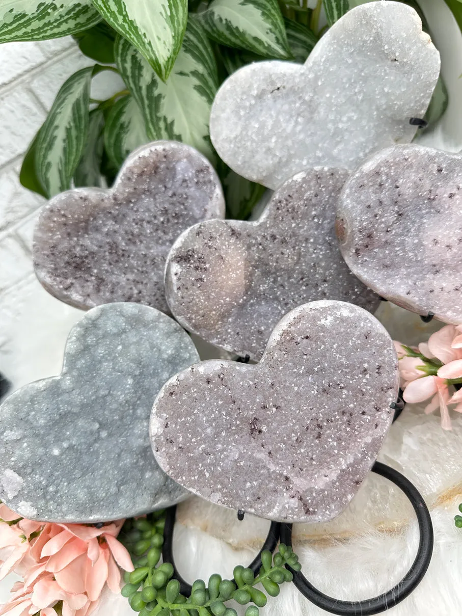Large Quartz Heart Displays