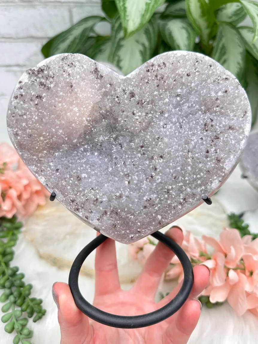 Large Quartz Heart Displays