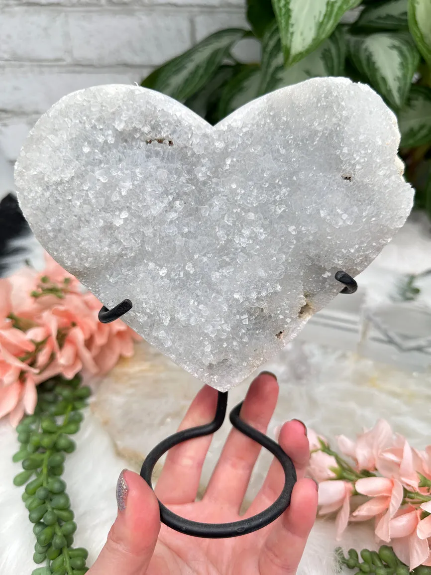 Large Quartz Heart Displays