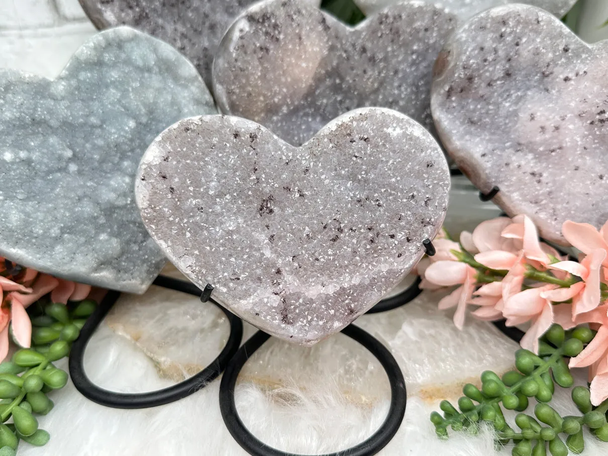 Large Quartz Heart Displays