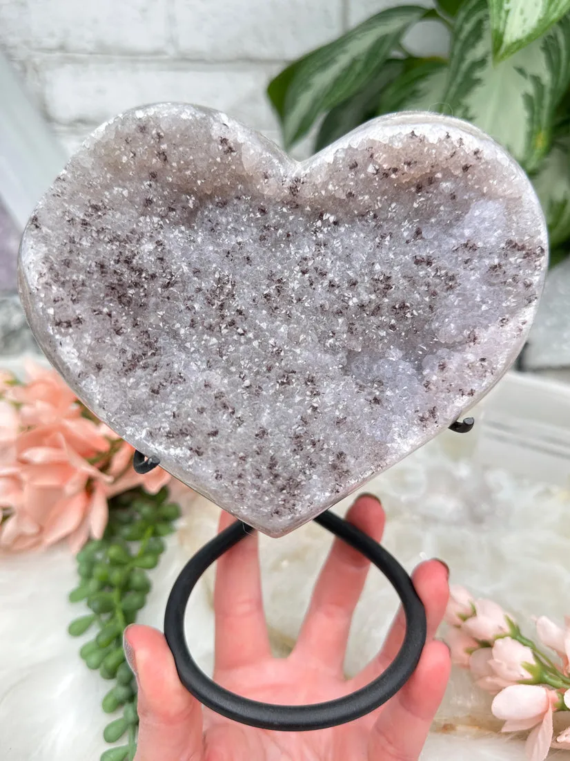 Large Quartz Heart Displays