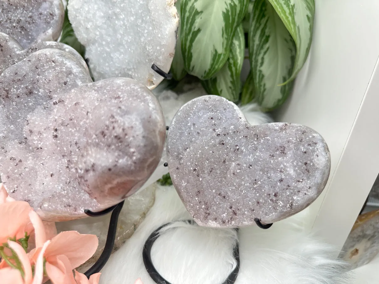 Large Quartz Heart Displays