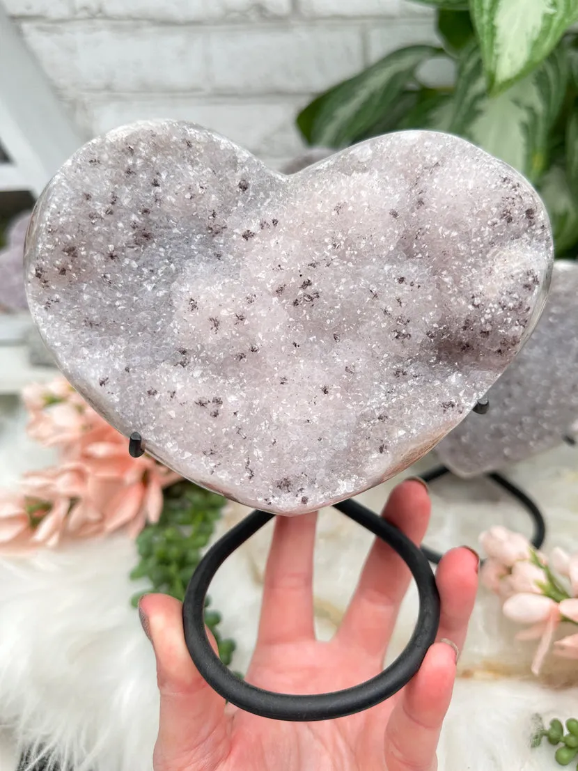 Large Quartz Heart Displays
