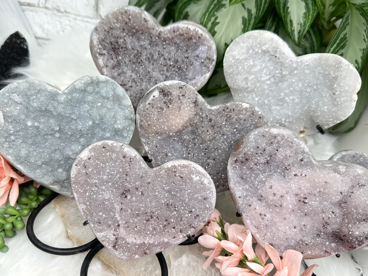 Large Quartz Heart Displays
