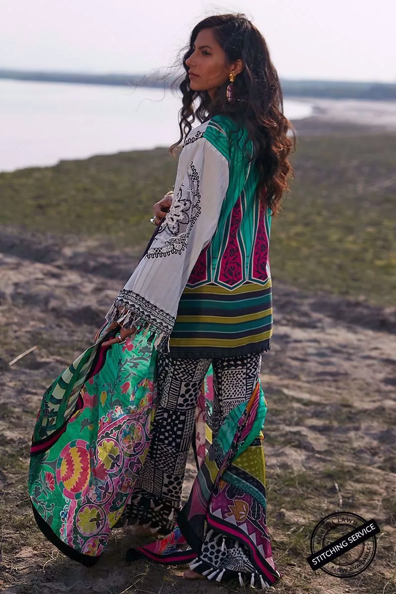 Mahgul Luxury Lawn Collection – ML-04 Bohemia