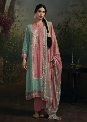 Pakistani Style Sea Green Digital Printed Salwar Suit