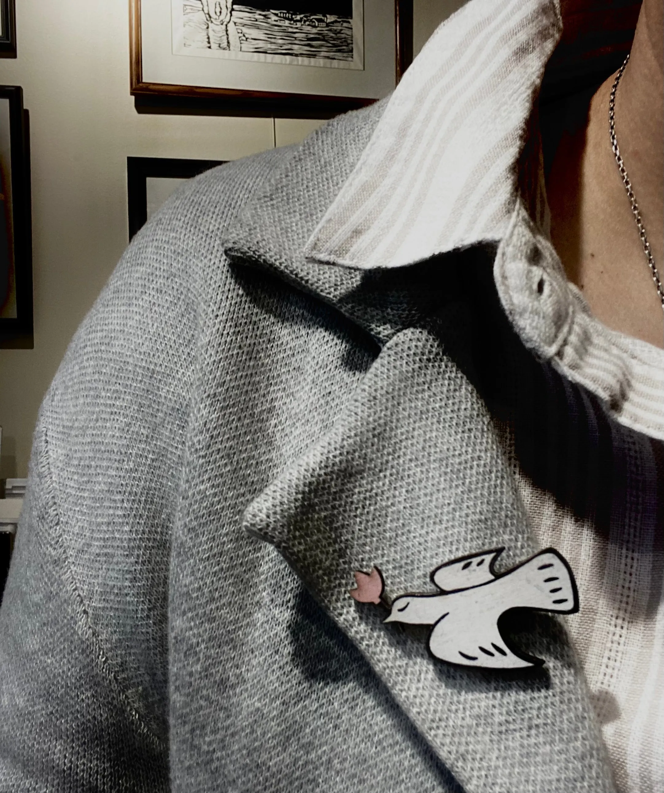 Peace Dove Brooch