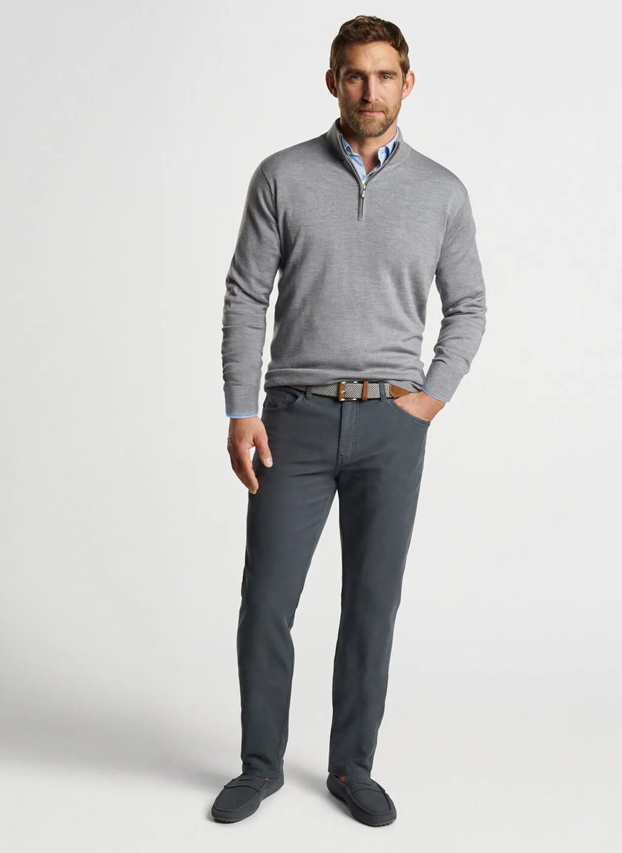 Peter Millar COASTLINE FIVE-POCKET PANT-Iron