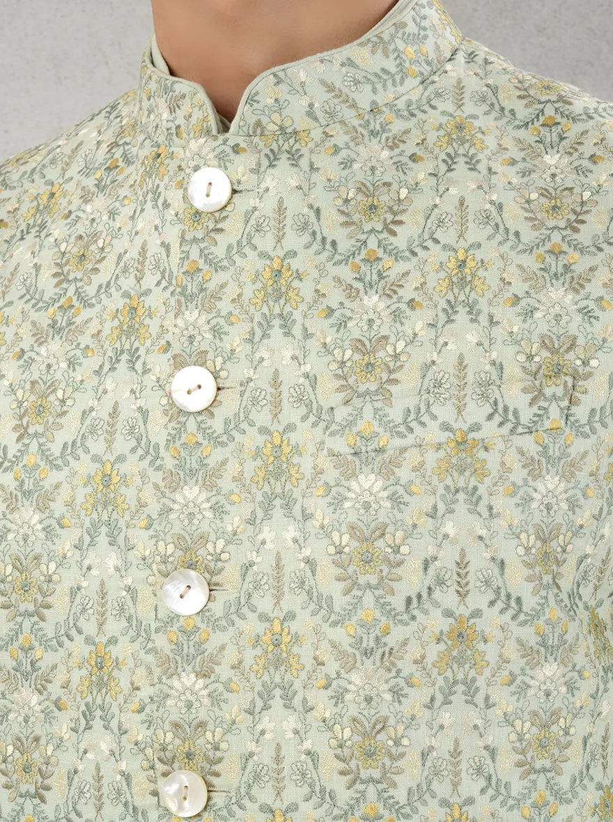 Pista  Kurta Set with Koti | TULA