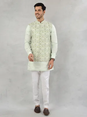 Pista  Kurta Set with Koti | TULA
