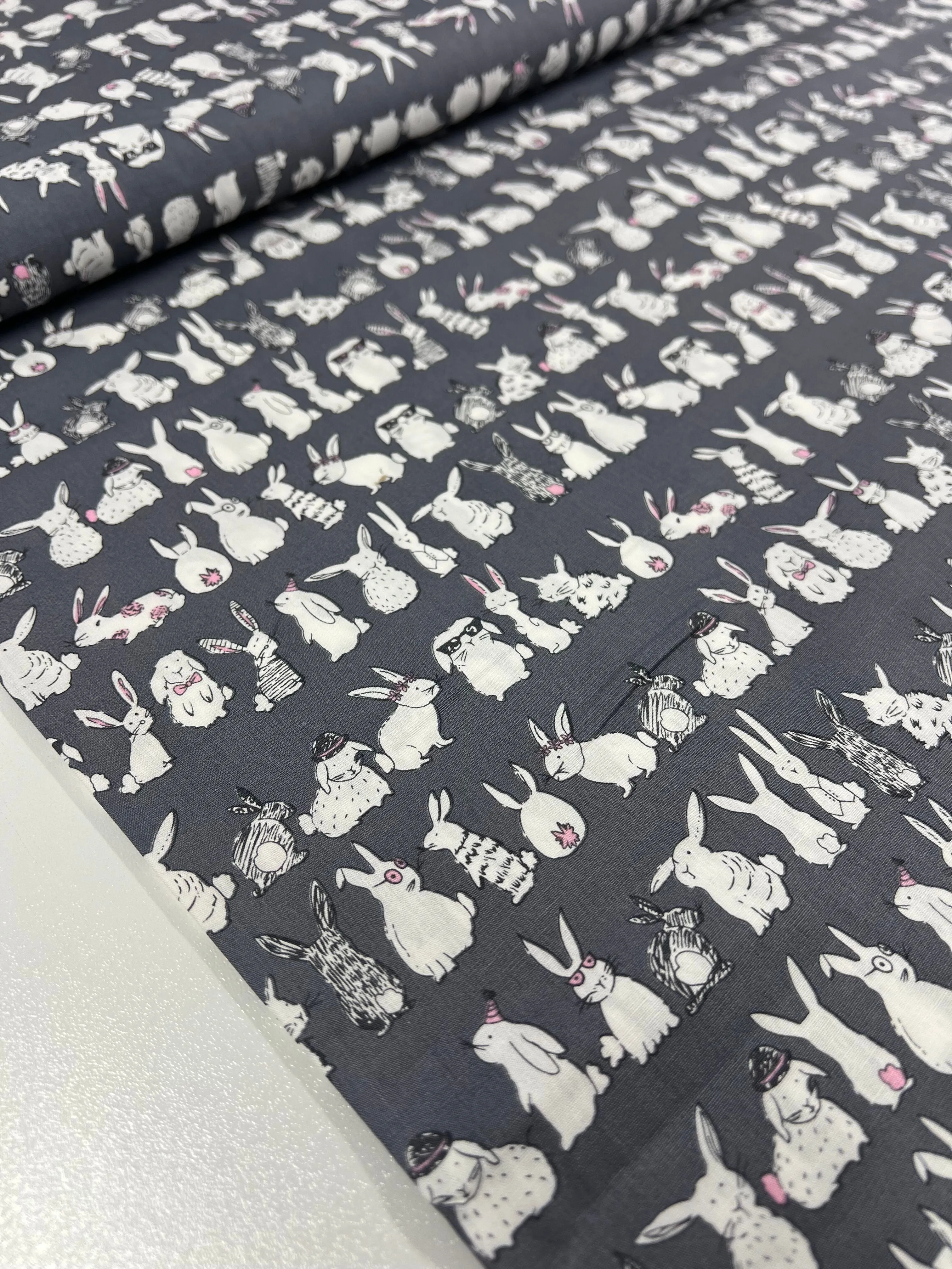Printed Cotton - Bunny Mayhem - 120cm