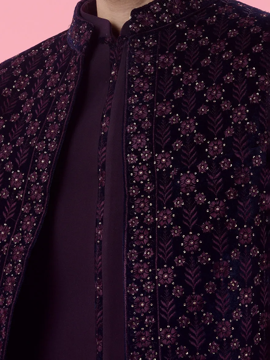 Purple Indowestern | JadeBlue