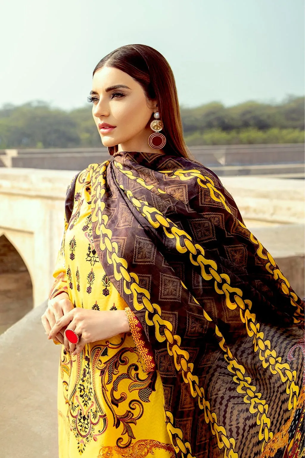Ramsha Luxury Lawn Collection 2020 – C-210
