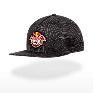 Red Bull Rampage Black Contour Flat Cap
