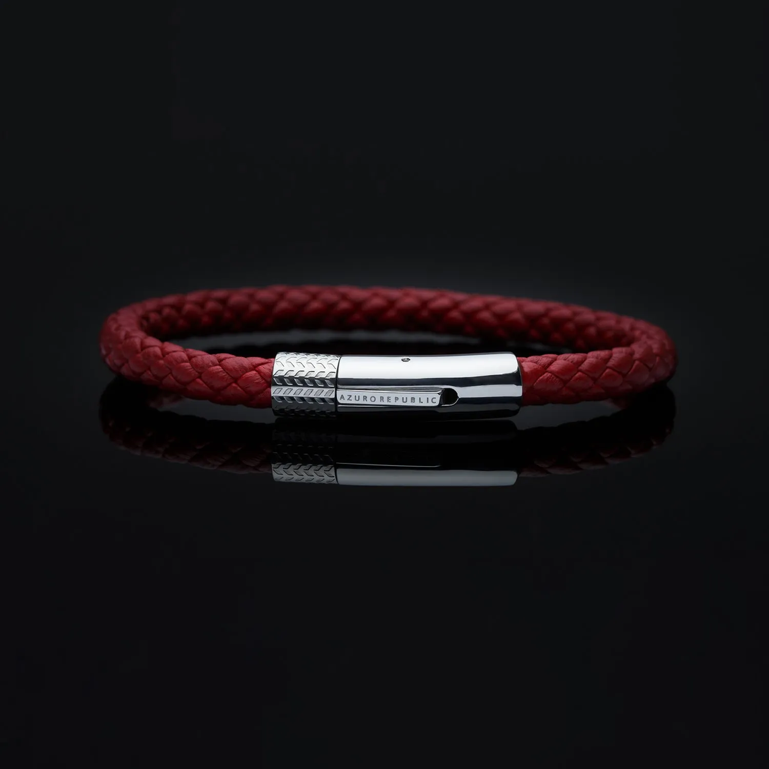 Red Leather Bracelet