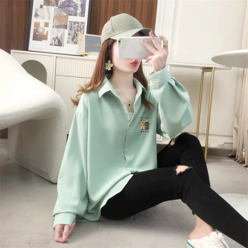 Solid Sun Protection Fiber Figure Shirt