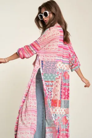 Tori Button Front Cover Up