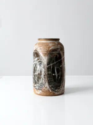 vintage Sauer studio pottery vase